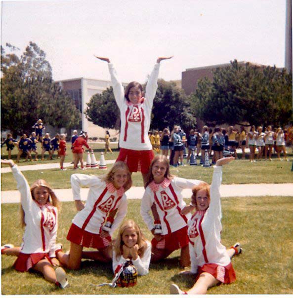 Junior Varsity Cheerleaders in the 1970s